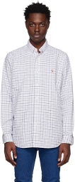 Polo Ralph Lauren White Tattersall Oxford Shirt
