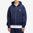 Patta Men's Classic Zip Hoodie in Black Iris