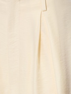RALPH LAUREN COLLECTION Glossy Crepe Wide Pants
