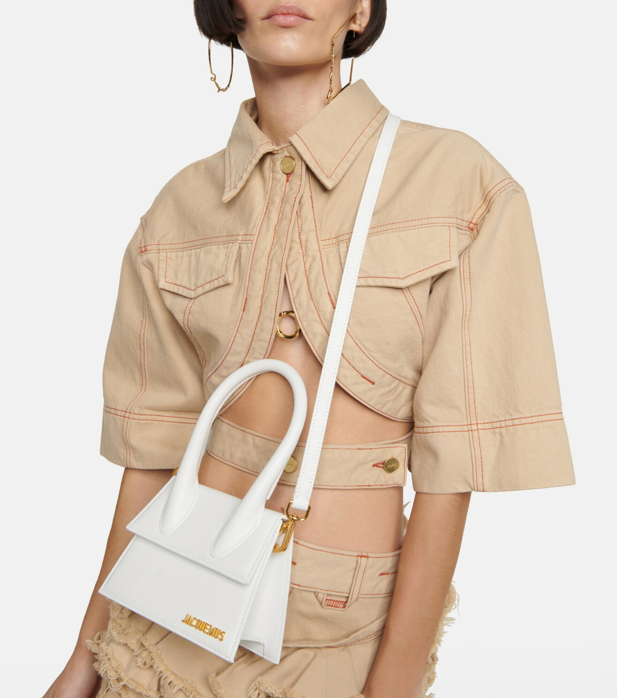 Jacquemus - Le Chiquito Medium leather shoulder bag Jacquemus