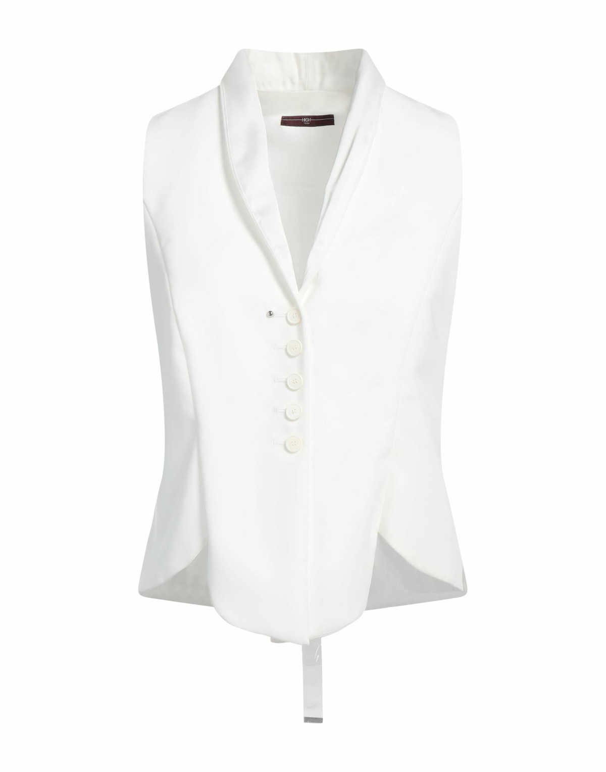 High Womens Tailored Vest in White