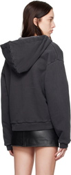 GUESS USA Gray Zip Reversible Hoodie