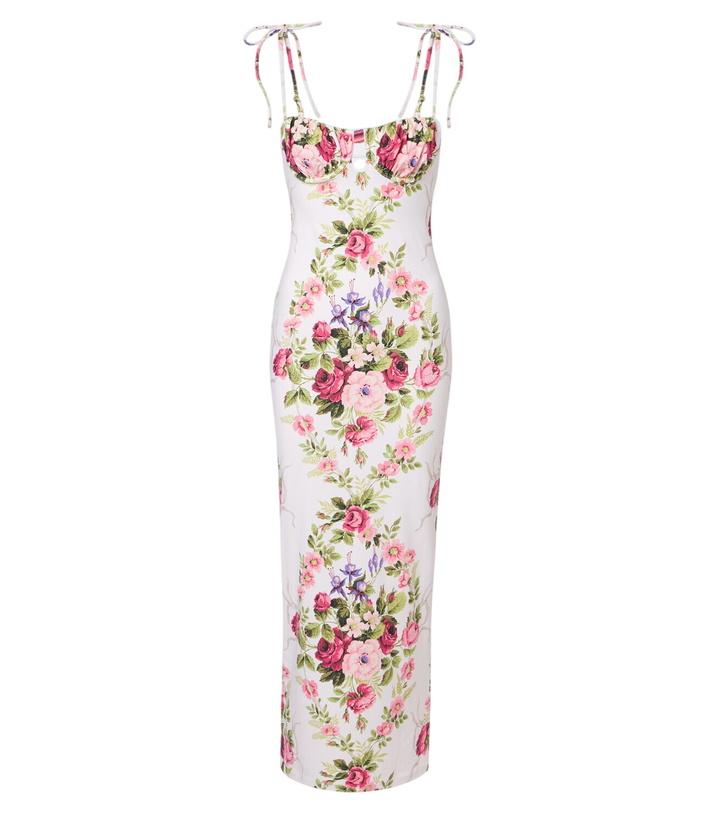 Photo: Montce Petal floral maxi dress