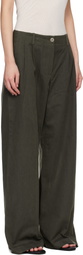 OUR LEGACY Brown Bridge Chino Trousers