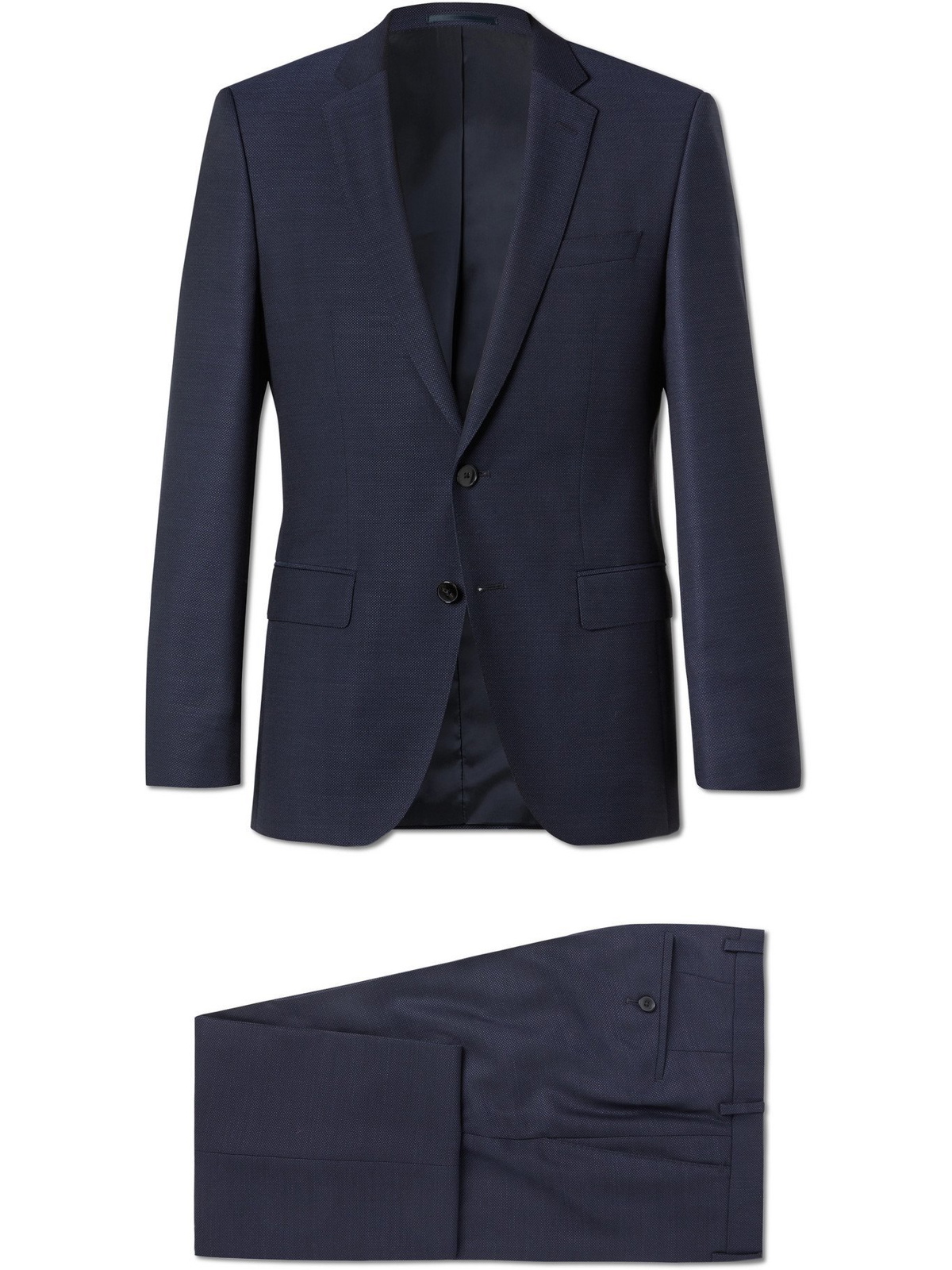 HUGO BOSS - Huge6/ Genius5 Slim-Fit Virgin Wool Suit - Blue - IT 52 ...