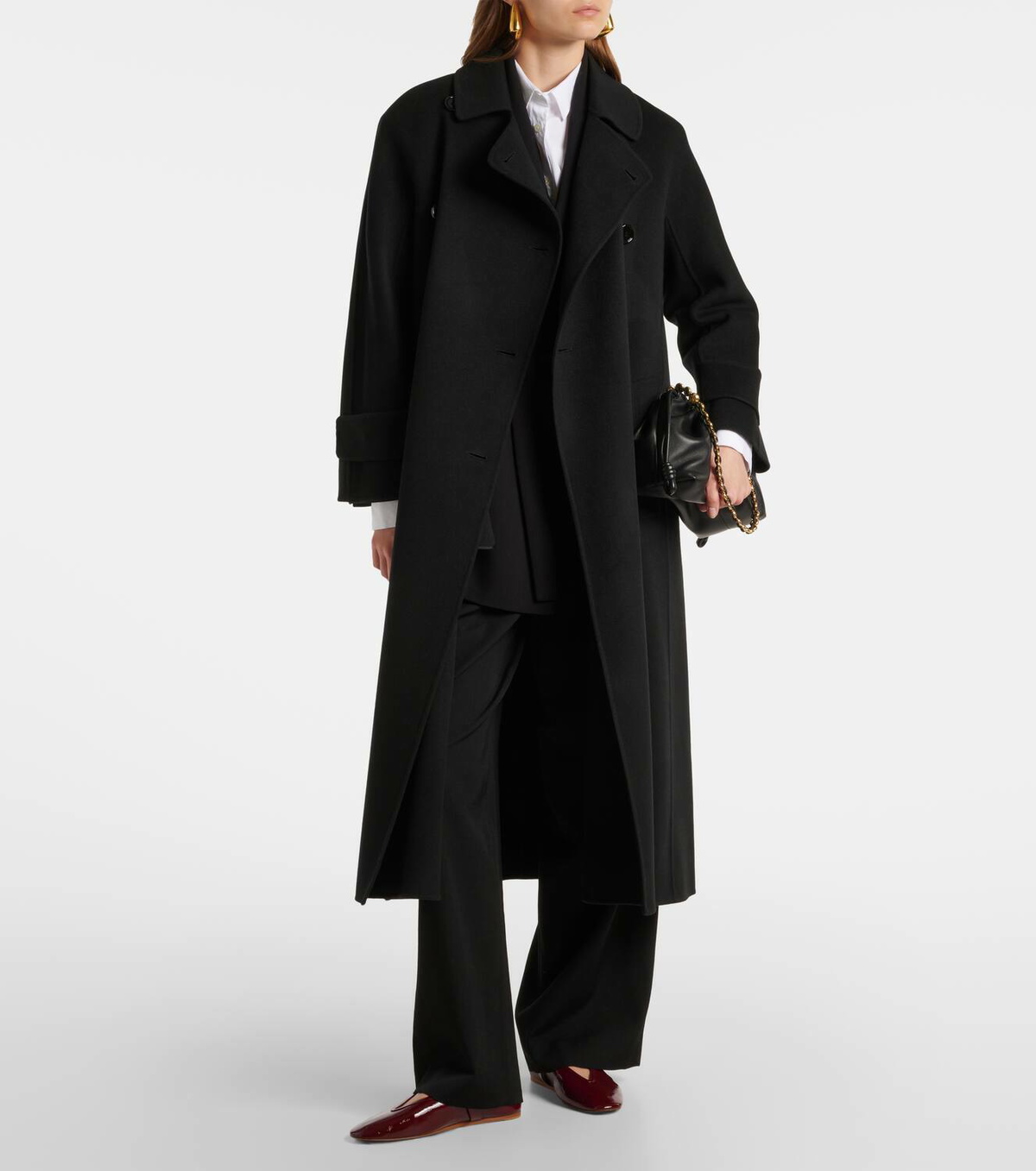 'S Max Mara Hester wool wrap coat