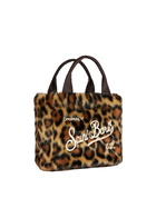 MC2 Saint Barth Furry Soft Colette Handbag With Animalier Jacquard Print
