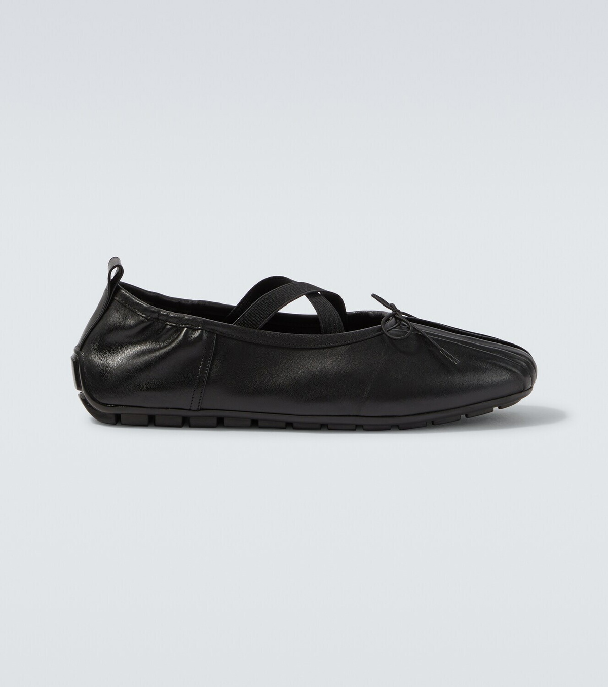 Simone Rocha Ballerina Grip leather flats