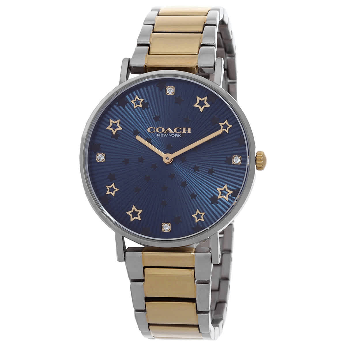 Coach Perry Quartz Crystal Blue Dial Unisex Watch 14503523