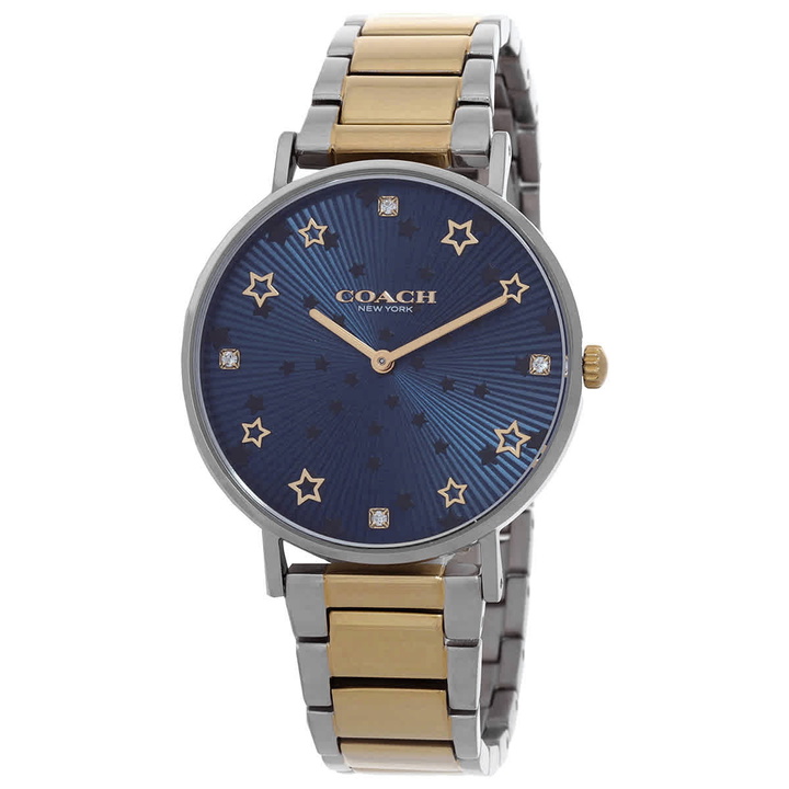 Photo: Coach Perry Quartz Crystal Blue Dial Unisex Watch 14503523