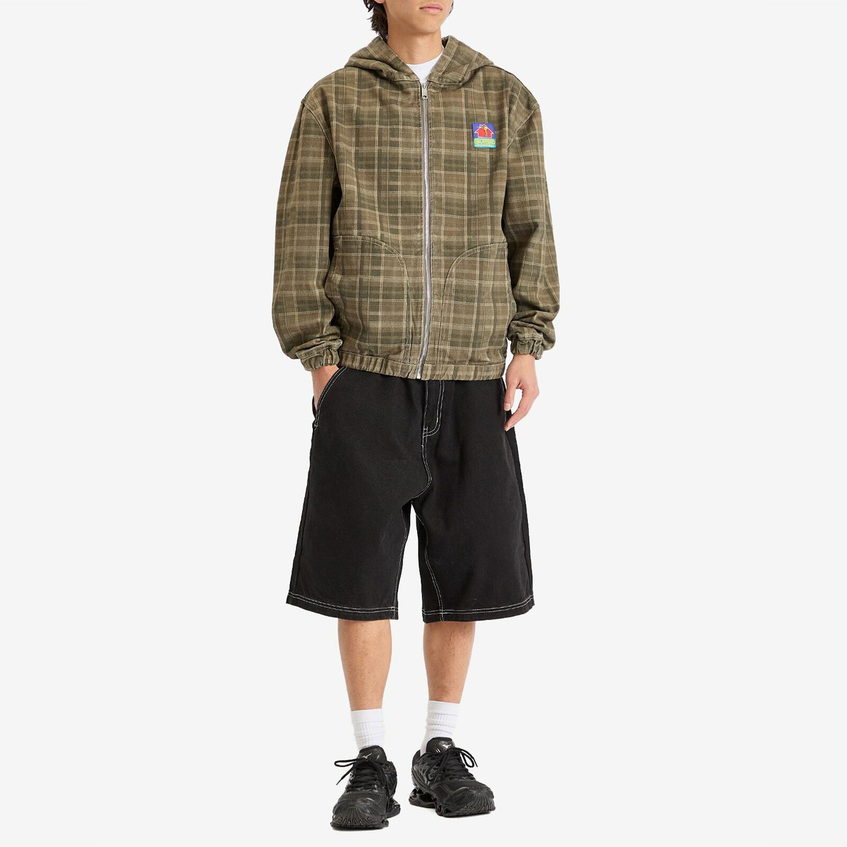 Butter Goods Men's Work Jacket in Washed Plaid