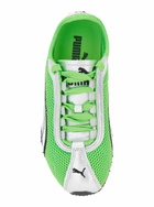Puma h-street Og Green Low Top Perforated Sneakers With Maxi Logo On The Tongue In Tech Fabric Unisex