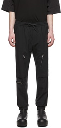 Juun.J Black Polyester Lounge Pants