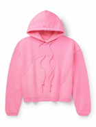 ERL - Cotton-Blend Jersey Hoodie - Pink