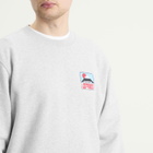 Edwin Men's Sunset On Fuji San Sweat in Grey Marl