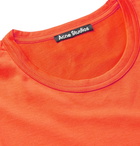 Acne Studios - Nash Logo-Appliquéd Cotton-Jersey T-Shirt - Orange