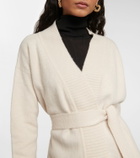 Max Mara - Whisky wool wrap cardigan