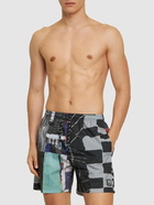 DEVA STATES Particula Printed Nylon Shorts