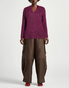 Manila Grace Womens Sweater Mauve