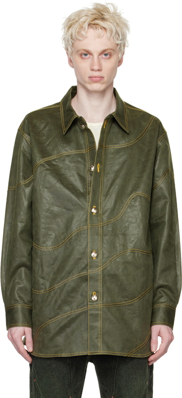 Photo: Andersson Bell Khaki Wave Shirt