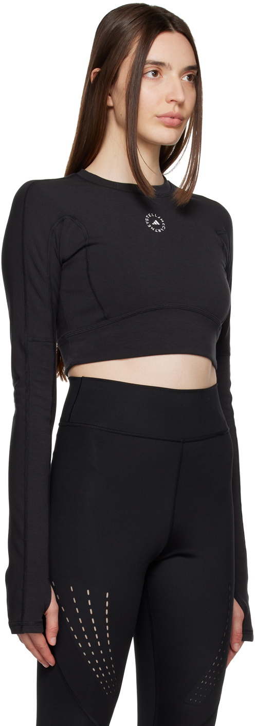 adidas by Stella McCartney Black Truestrength Top