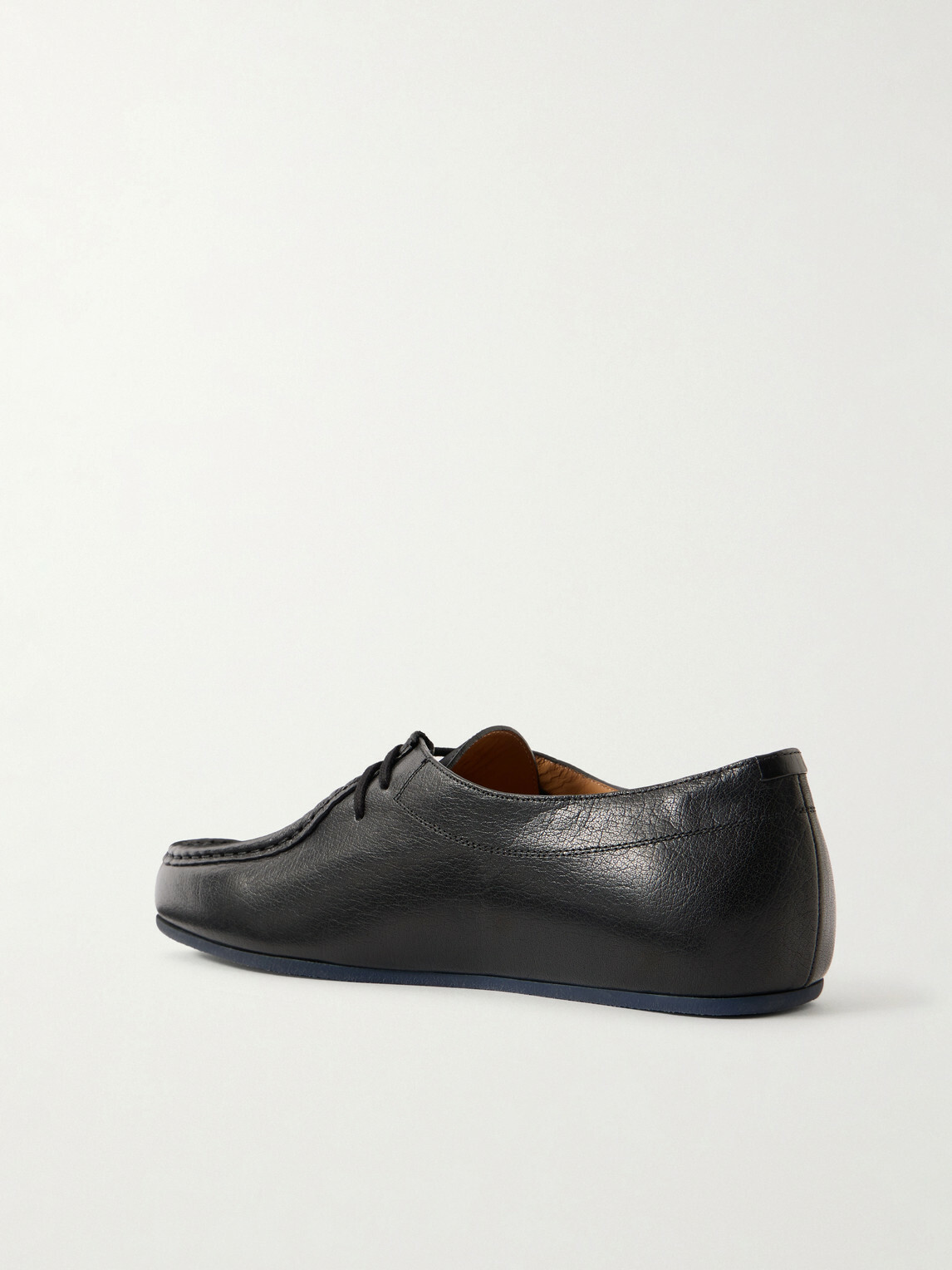 Jil Sander - Leather Derby Shoes - Black