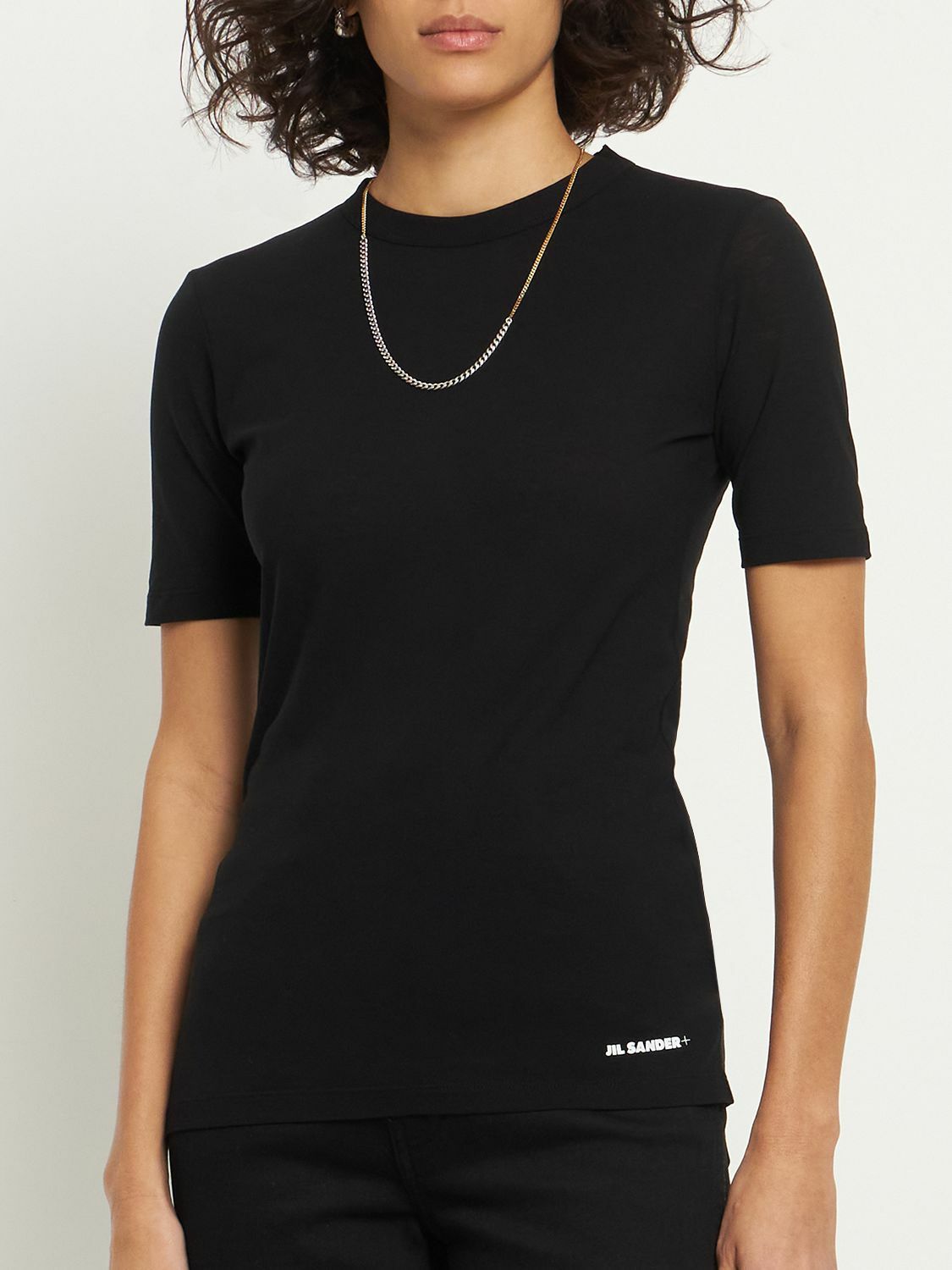 JIL SANDER - Logo Cotton Jersey T-shirt Jil Sander