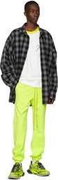 Rhude Green Terry Lounge Pants