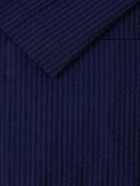 Portuguese Flannel - Atlantico Organic Cotton-Seersucker Suit Jacket - Blue