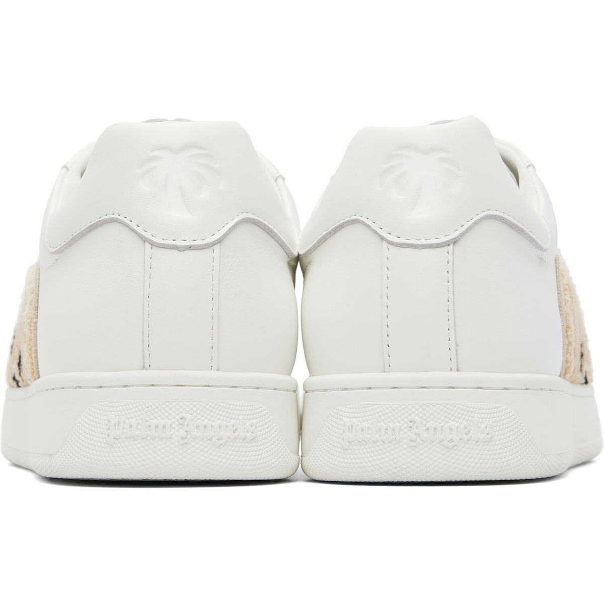 Palm Angels White Bear Tennis Sneakers
