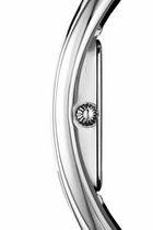 Diesel Wrap-D black leather watch - Timeframes Womens in Silver