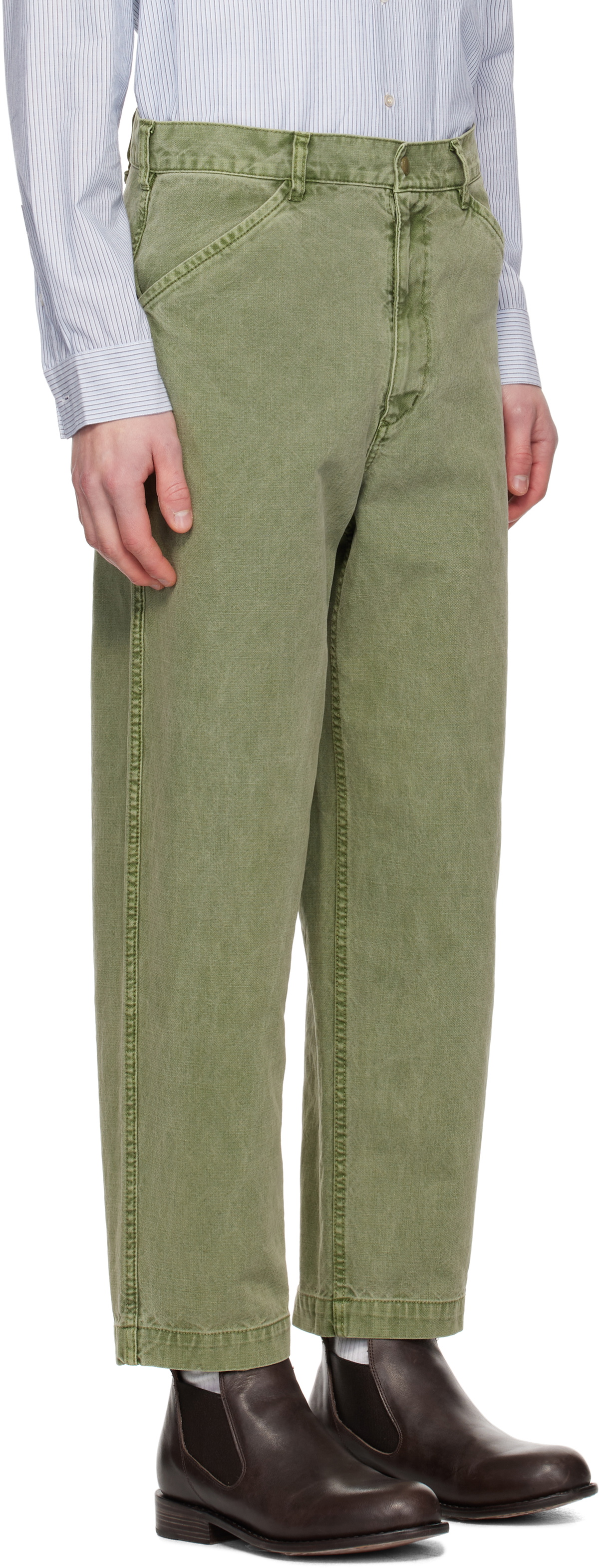 Pilgrim Surf + Supply Khaki Minimalist Salathe Jeans