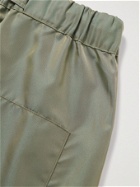 Fear of God - Wide-Leg Belted Iridescent Nylon-Blend Trousers - Green