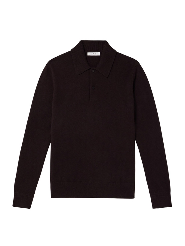 Photo: Mr P. - Cliff Cashmere Polo Shirt - Brown