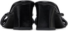 Reike Nen Black Twisted Heeled Sandals