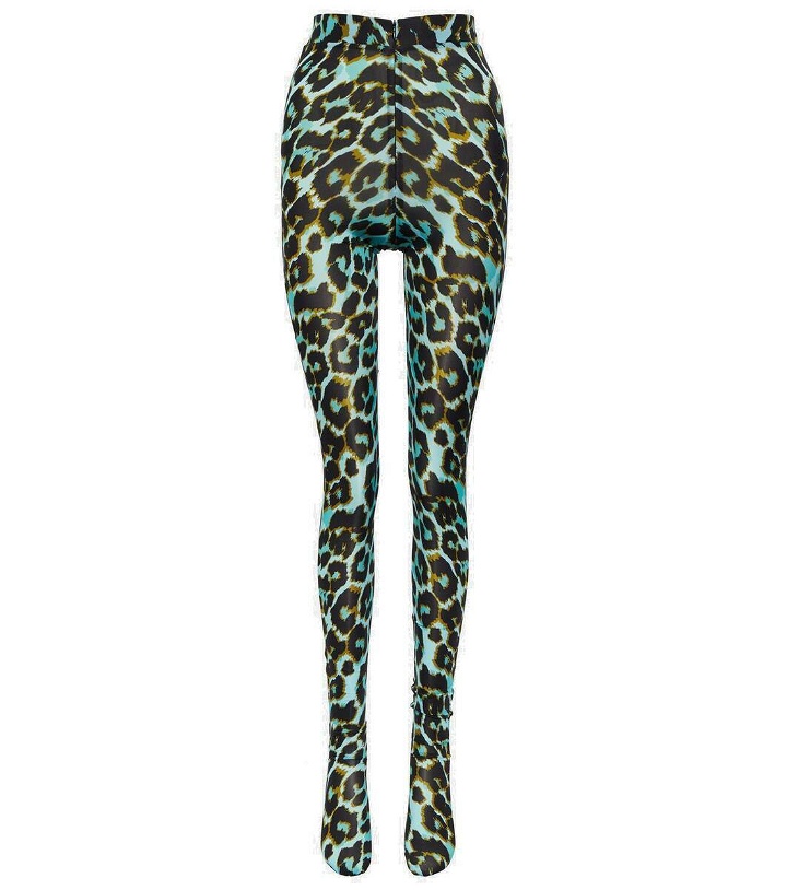 Photo: Alex Perry Cadie leopard-print tights