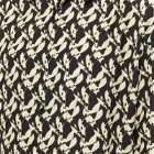 Saint Laurent Men's Geometric Print Short Sleeve Shirt in Black