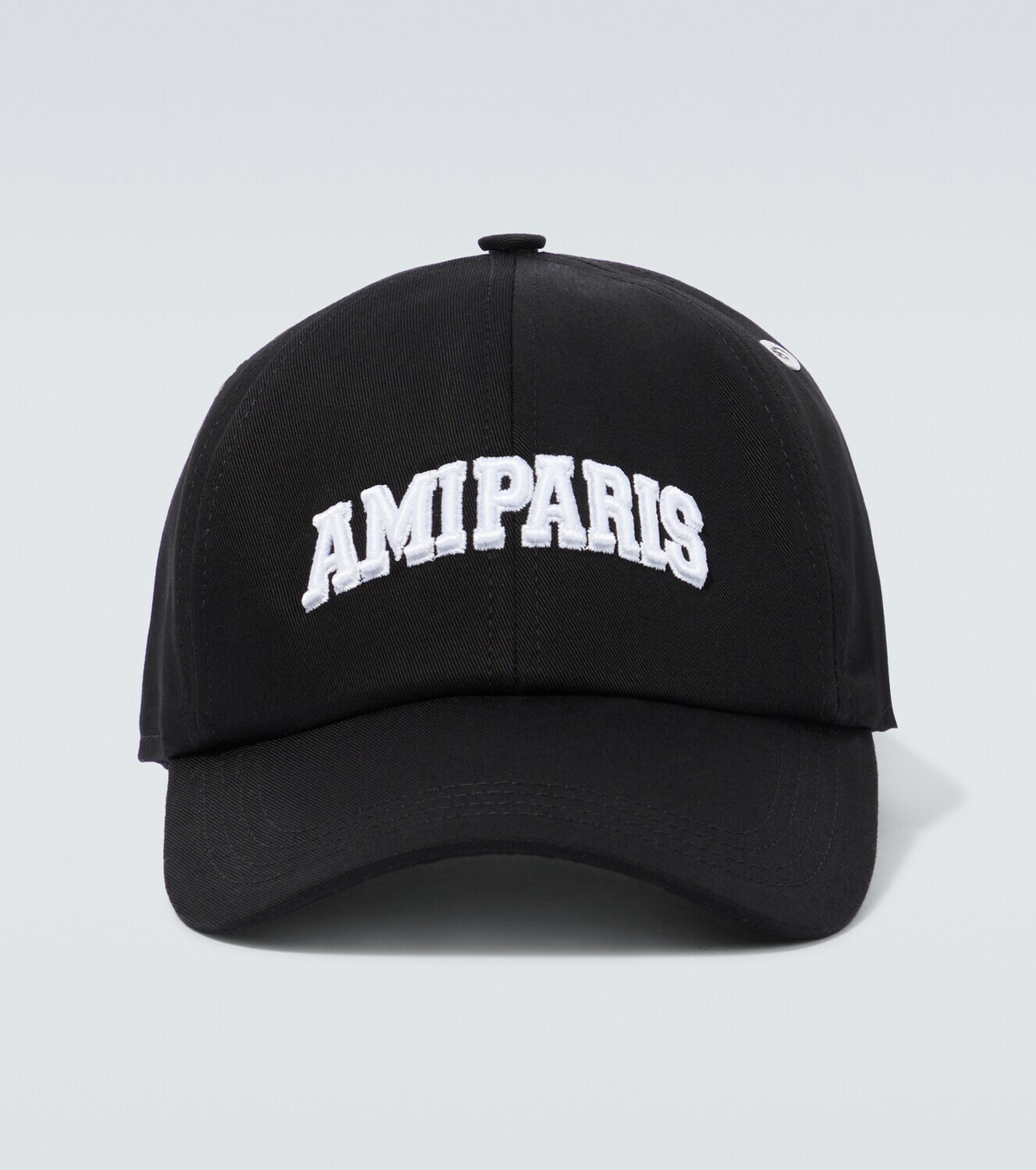 Ami Paris Logo cotton canvas cap AMI