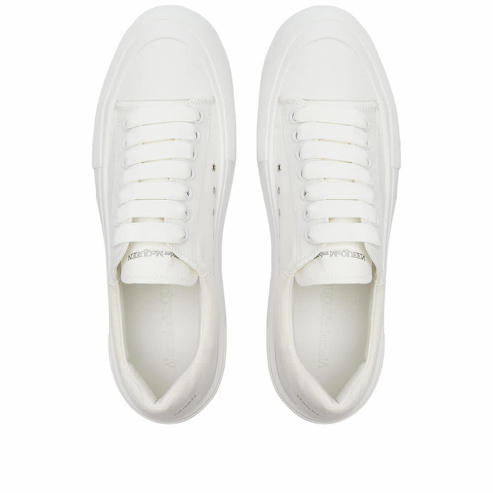 スニーカー Alexander Mcqueen Plimsoll In White Amazon.com | Alexander McQueen Deck Lace-up Plimsoll