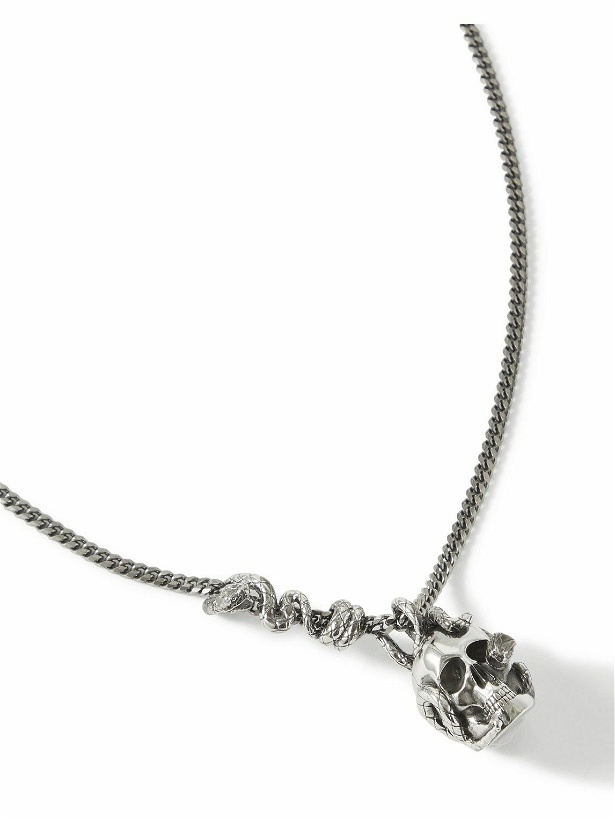 Photo: Alexander McQueen - Skull Silver-Tone Necklace