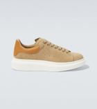 McQueen Oversized suede sneakers
