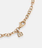 Sydney Evan Love 14kt yellow gold and diamonds chainlink bracelet