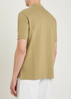 PS Paul Smith Appliquéd Piqué Cotton Polo Shirt Brown