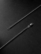 Alex Moss New York - 18-inch 14-Karat White Gold Ball Chain Necklace