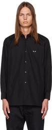 COMME des GARÇONS PLAY Black Heart Patch Shirt