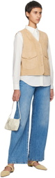 Nothing Written Beige Loi Leather Vest