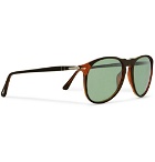 Persol - D-Frame Acetate Polarised Sunglasses - Dark brown