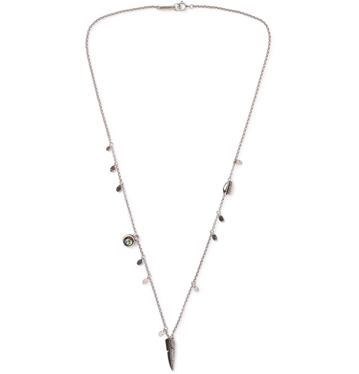 Photo: Isabel Marant - Silver-Tone Shell Necklace - Silver