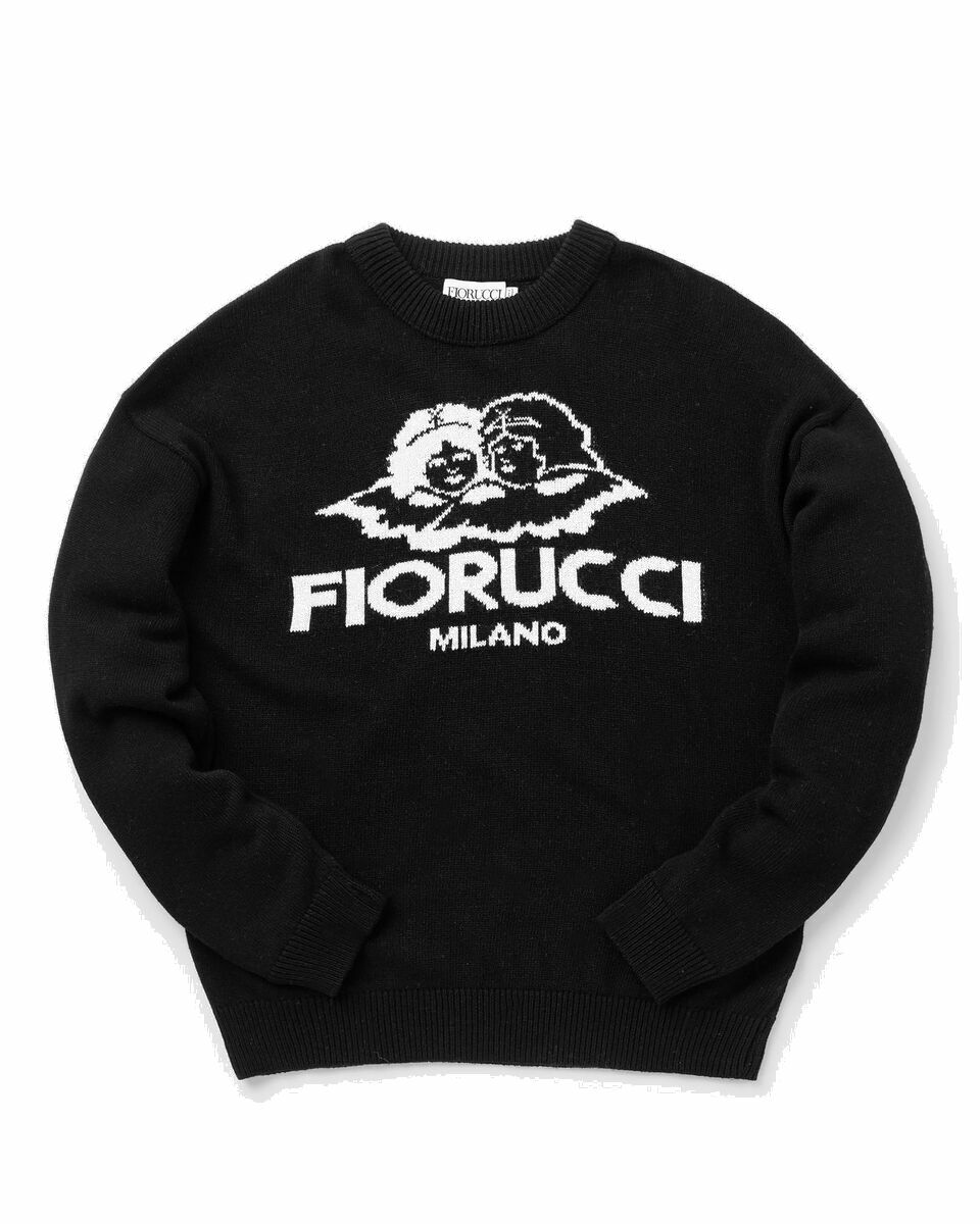 Fiorucci Women's Monogram Cropped Sweater in Pink Fiorucci