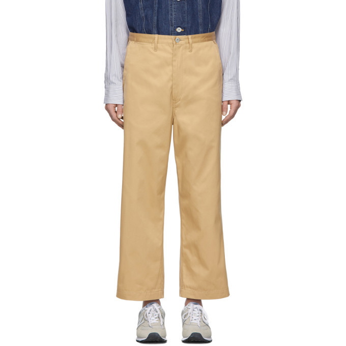 Photo: Junya Watanabe Beige Twill Trousers